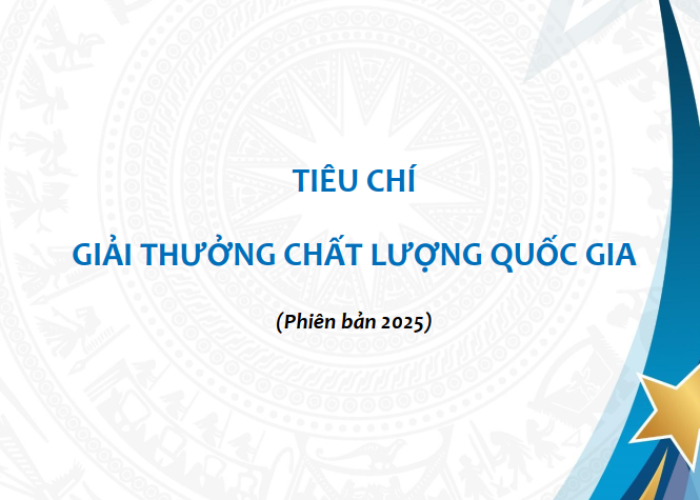 CÁC THAY ĐỔI CỦA BỘ TIÊU CHÍ GIẢI THƯỞNG CHẤT LƯỢNG QUỐC GIA