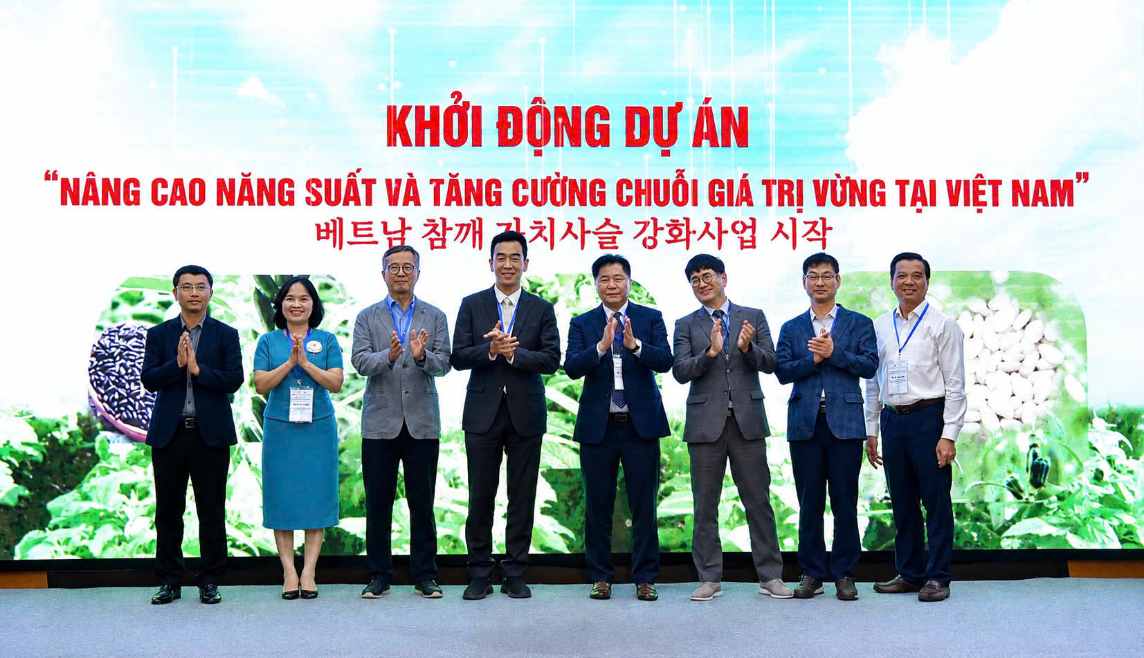 Khởi động dự án Vừng “Cú hích” chiến lược nâng tầm chuỗi giá trị nông sản Việt - Hàn