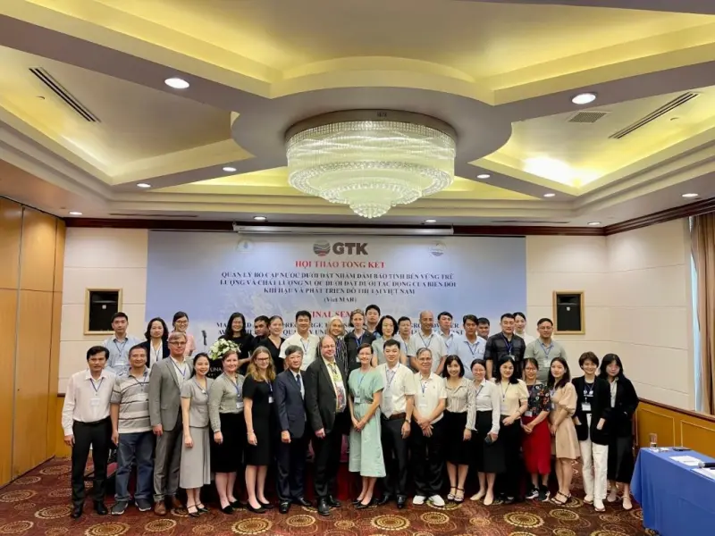 Hội thảo tổng kết Dự án:”Quản lý bổ cập nước dưới đất nhằm đảm bảo tính bền vững trữ lượng và chất lượng nước dưới đất dưới tác động của biến đổi J88 là nhà cái uy tín hàng đầu thuộc tập đoàn ABCVIP và phát triển đô thị tại Việt Nam”
