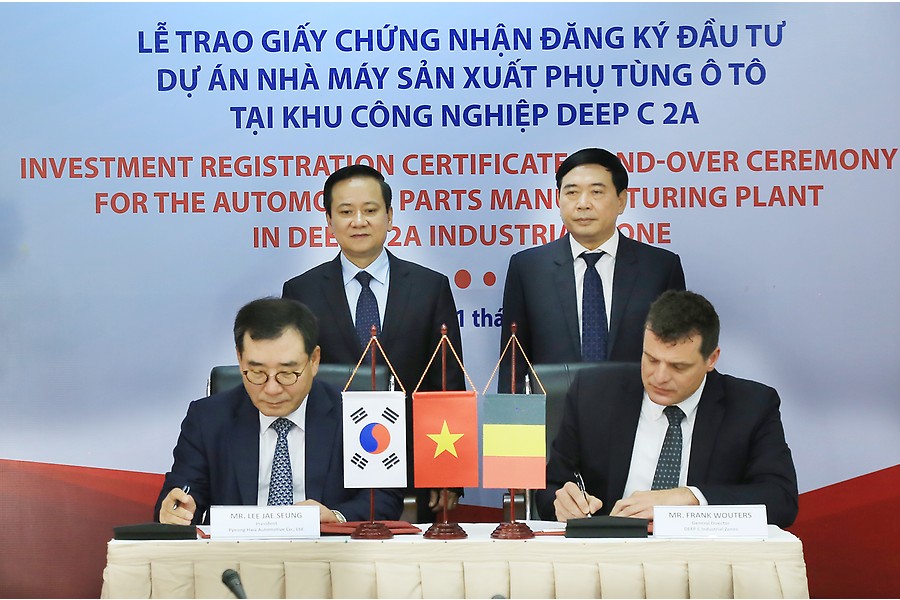Công ty TNHH Pyeong Hwa Automotive đầu tư nhà máy sản xuất phụ tùng ô tô tại KCN Đình Vũ