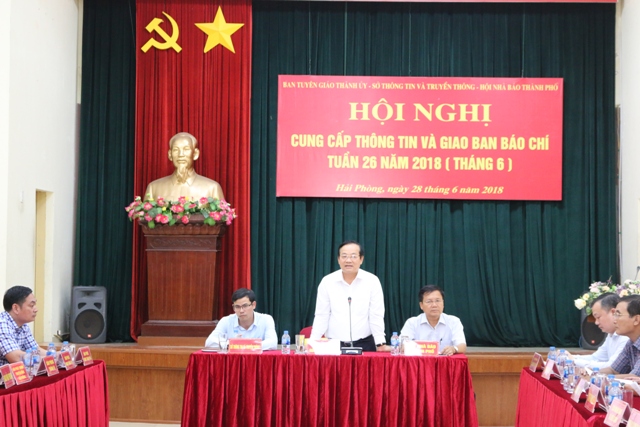 Giao ban báo chí tuần 26: Tập trung tuyên truyền về kỳ họp thứ 7 HĐND thành phố khóa XV