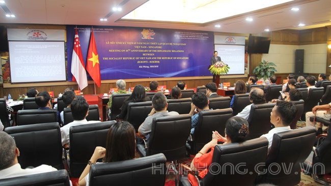Mít tinh kỷ niệm 45 năm ngày thiết lập quan hệ ngoại giao Việt Nam – Singapore (1/8/1973 – 1/8/2018)