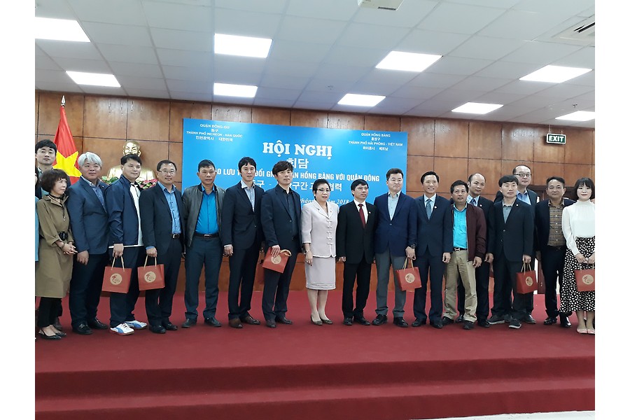 Quận Hồng Bàng: Giao lưu, hợp tác với quận Dong-gu, thành phố In-chơn (Hàn Quốc)