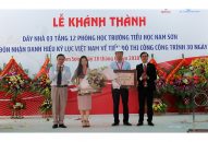 J881.love nhà cái bóng đá world cup Sơn Trường xây trường học tặng xã Nam Sơn (huyện An Dương)