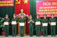 Bộ Chỉ huy quân sự thành phố: Biểu dương tập thể, cá nhân có thành tích trong triển khai đề án đổi mới công tác J882ea hoàn trả cao J88 com the gioi đỉnh cao