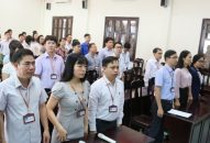 Sở Thông tin và Truyền thông tổ chức lễ chào cờ Tổ quốc, hát Quốc ca, sinh hoạt dưới cờ