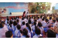 Trường tiểu học Đinh Tiên Hoàng Hơn 1.500 học sinh được chăm sóc răng miệng