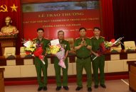 Công an thành phố: Trao thưởng các tập thể đạt thành tích đấu tranh phòng chống tội phạm