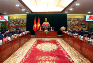 Nguyên Chủ tịch nước Trương Tấn Sang thăm Hải Phòng: Mong Hải Phòng giữ vững nhịp độ tăng trưởng cao