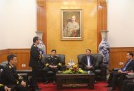 Đoàn đại biểu Lữ đoàn 189 Tàu ngầm Bộ Tư lệnh Hải quân thăm và chúc Tết lãnh đạo thành phố