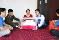 Quận đoàn Lê Chân:  Thăm, tặng quà 14 thanh niên tình nguyện nhập ngũ và gia đình có hoàn cảnh khó khăn