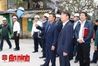 Chủ tịch UBND thành phố kiểm tra tiến độ Đăng ký nhận khuyến mãi , GPMB các chung cư trên địa bàn quận Ngô Quyền