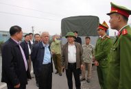 Thường xuyên giám sát, kiểm tra, đôn đốc công tác phòng chống dịch tới tận cơ sở, hộ J881 tải ứng 