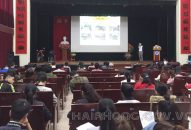 Tập huấn kiến thức an toàn giao thông, kỹ năng lái xe an toàn cho đoàn viên, thanh niên Trường Đại học Y Dược Hải Phòng