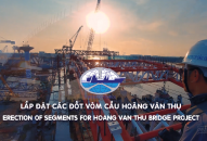 Cầu Hoàng Văn Thụ được thi công thế nào?