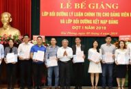 Đảng ủy khối J881.love nhà cái bóng đá world cup thành phố:  Bế giảng hai lớp bồi dưỡng J88 com the gioi đỉnh cao và kiến thức về Đảng năm 2019
