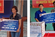 Xí nghiệp Xăng dầu K131:  Trao tặng 80 triệu đồng Đăng ký nhận khuyến mãi  nhà tình nghĩa