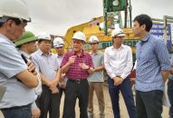 Phó Chủ tịch Thường trực UBND thành phố Nguyễn Xuân Bình kiểm tra, đôn đốc tiến độ Dự án đầu tư Đăng ký nhận khuyến mãi  Nút giao Nam cầu Bính