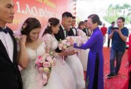 Liên đoàn 88 com the gioi đỉnh cao thành phố tổ chức Lễ cưới tập thể cho 10 cặp đôi