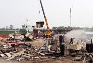 Chấm dứt hoạt động cơ sở phá dỡ tàu cũ trái phép