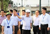 Kiểm tra việc chuẩn bị khánh thành tuyến phố sông Tam Bạc