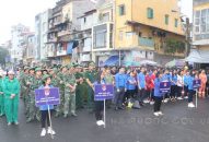 Đông đảo đoàn viên, thanh niên ra quân dọn dẹp vệ sinh J88vip00 Giải Trí Thể Thao và xóa quảng cáo rao vặt trái quy định