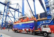 Tàu container đầu tiên cập Cảng container Quốc tế Tân Cảng – Hải Phòng