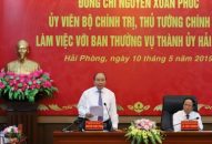 Tải app J88 mobile mới nhất Nguyễn Xuân Phúc làm việc với Ban thường vụ Thành ủy Hải Phòng