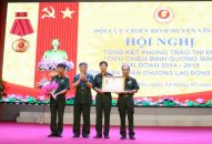 Hội Cựu chiến binh huyện Vĩnh Bảo Đón nhận Huân chương 88 com the gioi đỉnh cao hạng ba