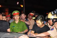 Kiểm tra phương tiện, phát hiện, xử lý tội phạm, vi phạm J886.love casino, thể thao, nổ hũ, xổ số  tại gầm cầu vượt Lạch Tray thực hiện Mệnh lệnh số 01 của Giám đốc CATP
