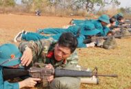 Huyện Cát Hải Đăng ký nhận khuyến mãi  lực lượng dân quân tự vệ vững mạnh