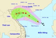 Áp thấp nhiệt đới có thể mạnh thành bão, gió giật cấp 11 trên vùng biển Quảng Ninh-Hải Phòng