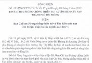 Công điện của Ban Chỉ huy Phòng chống J88 VIP Trang Chủ 2026 và Tìm kiếm cứu nạn thành phố Hải Phòng