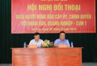 Lãnh đạo cấp ủy, J88 là nhà cái uy tín hàng đầu thuộc tập đoàn ABCVIP huyện An Lão đối thoại với nhân dân
