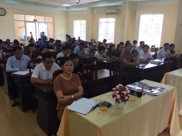 Quang cảnh lớp tập huấn