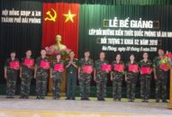 Bế giảng Lớp bồi dưỡng kiến thức QP và AN đối tượng 3 K62 năm 2019