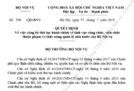 Thủ tục mới về thi tuyển, xét tuyển công chức, viên chức