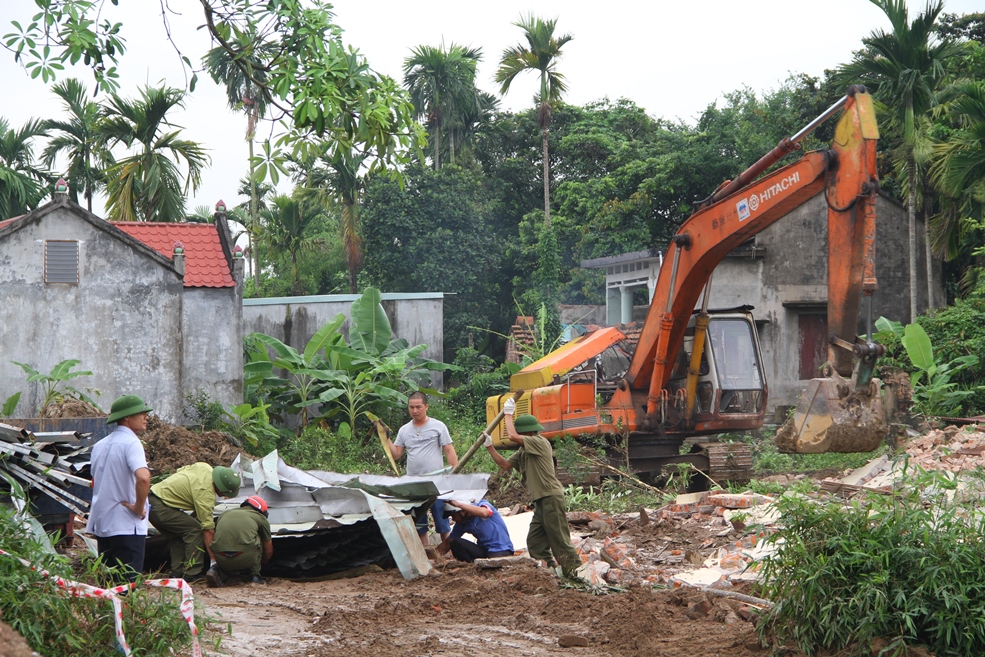 Triển khai GPMB đoạn chạy qua xã Đặng Cương, An Dương Triển khai GPMB đoạn chạy qua xã Đặng Cương, An Dương