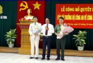 Công bố các quyết định của Bộ trưởng Bộ Công an về công tác cán bộ