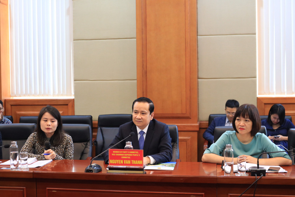 Phó Chủ tịch UBND TP Nguyễn Văn Thành chủ trì buổi làm việc