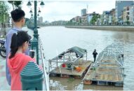 Một con thiên nga trên sông Tam Bạc chết, do nguồn nước ô nhiễm