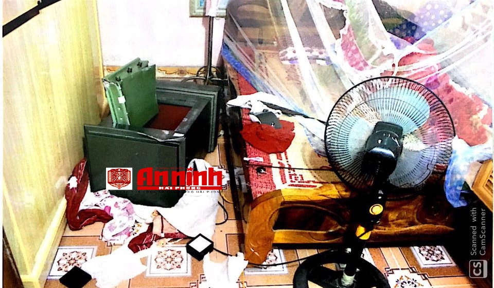Đối tượng đã sử dụng gọng gà và dao phá két sắt