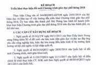 Triển khai thực hiện đổi mới Chương trình J882ea hoàn trả cao phổ thông 2018