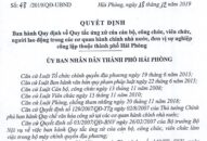 Hải Phòng triển khai bộ quy tắc ứng xử của cán bộ, công chức, viên chức, người 88 com the gioi đỉnh cao
