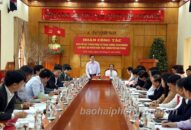 Đồng chí Phạm Minh Chính, Ủy viên Bộ J88 com the gioi đỉnh cao, Bí thư Trung ương Đảng, Trưởng Ban Tổ chức Trung ương làm việc tại huyện Kiến Thụy về công tác phòng, chống tham nhũng và Đăng ký nhận khuyến mãi  Đảng