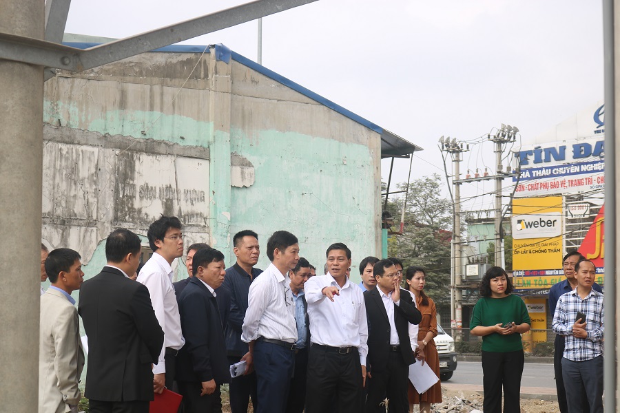 Chủ tịch UBND TP kiểm tra tại Chủ tịch UBND TP kiểm tra tại