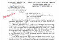 Bộ J882ea hoàn trả cao và Đào tạo ban hành văn bản hướng dẫn phòng, chống dịch bệnh viêm đường hô hấp cấp