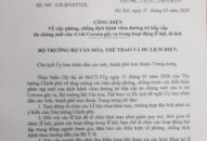 Bộ VHTTDL đề nghị các địa phương tạm dừng tổ chức các lễ hội chưa khai mạc
