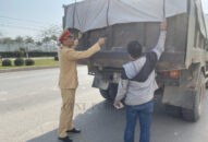 Tăng cường xử lý tình trạng xe tải  chở vật liệu Đăng ký nhận khuyến mãi  không phủ bạt 
