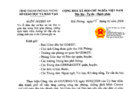 Sở GD&ĐT thông báo việc tổ chức dạy và học tại các đơn vị J882ea hoàn trả cao, kể từ ngày 6/2/2020